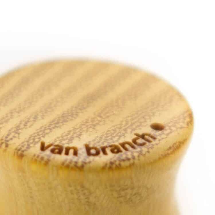 Holz Plug Bär Osage Orange - van branch - Branding Detail