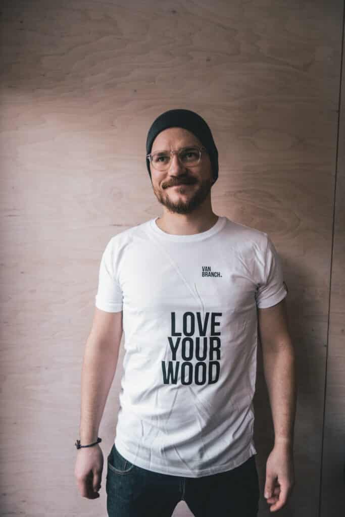 Shirt weiß LOVE YOUR WOOD-1