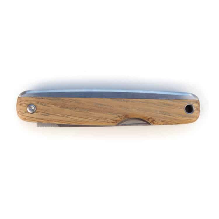 The James Brand THE COUNTY - White Oak + Stainless Taschenmesser